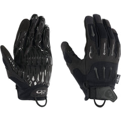 Outdoor Research Ironsight Sensor Gloves palm grip with anti-slip pads for secure handling.