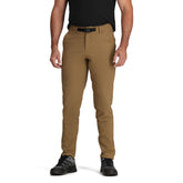 Outdoor Research Rialto fleece-lined pants front view, wind protection for hiking.