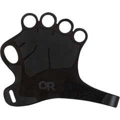 Outdoor Research Splitter II gloves, half-finger focus, enhanced grip for climbing.