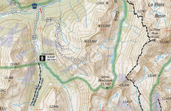 Outdoor Trail Maps Collegiate Peaks GPS coordinates support device navigation on the go.