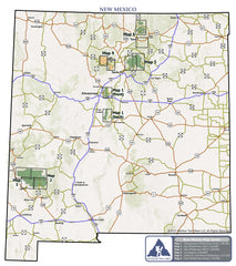 Outdoor Trail Maps Gila Wilderness East map for reliable terrain insight