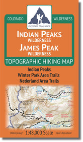 Outdoor Trail Maps James Peak Wilderness topo for precise on-trail navigation.