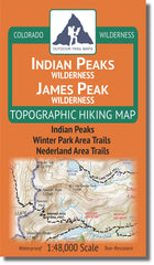 Outdoor Trail Maps James Peak Wilderness topo for precise on-trail navigation.