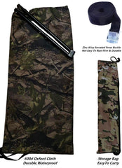 Outdoors Low Down Tree Seat camo design blends with surrounding terrain.