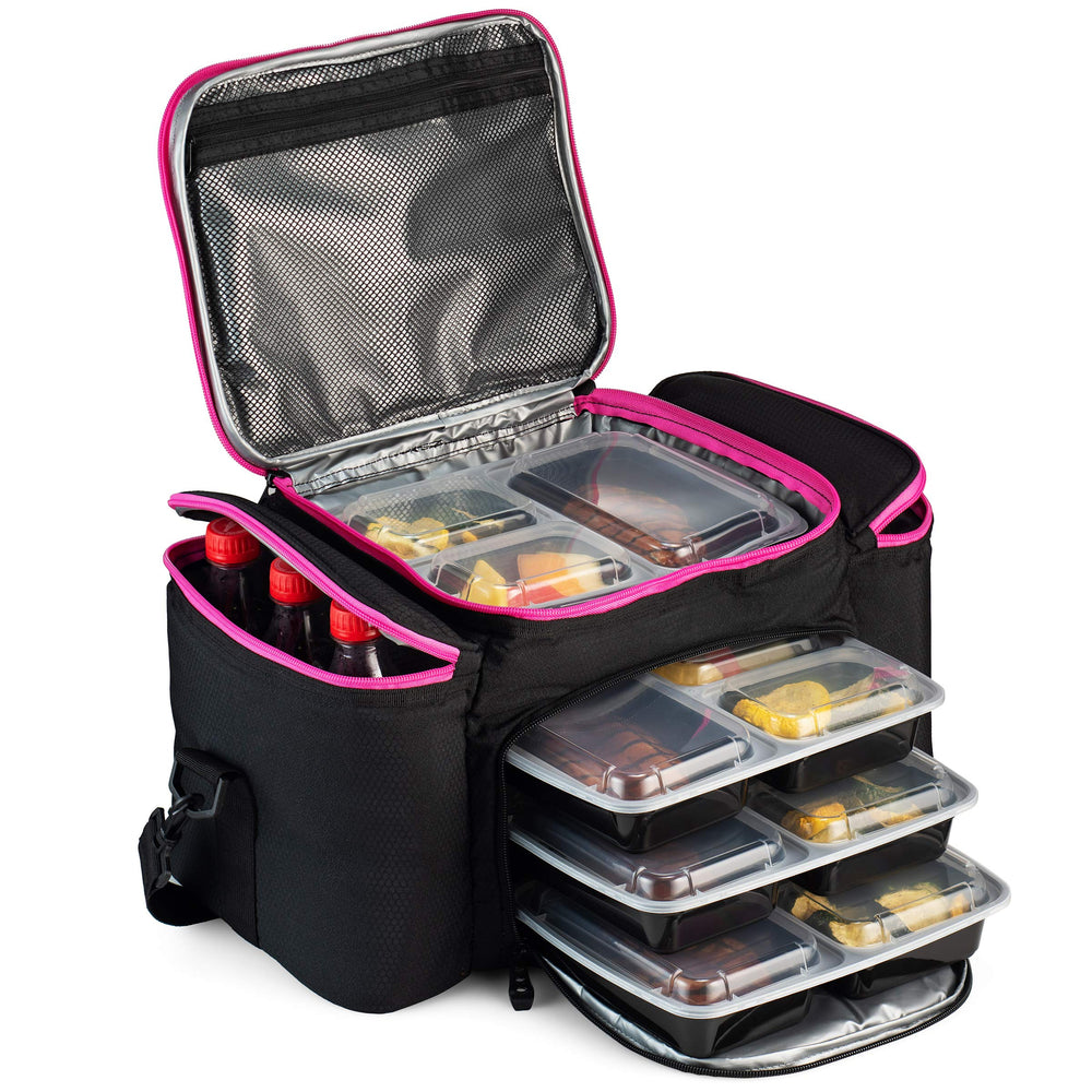 Outdoorwares Cooler Bag large capacity keeps drinks cold for picnics and travels.