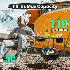 OuterSpa 6-person layout image demonstrates ample seating for group adventures
