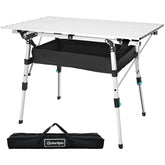 OuterSpa portable camping table with durable aluminum frame for outdoor reliability
