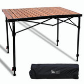 OUTSIDER folding camping table surface 47x28 offers spacious dining and prep space