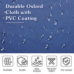 Outsunny water resistant steel frame with 600D fabric stands up to rugged outdoors.