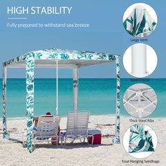 Outsunny portable shade with carry bag ideal for picnics and poolside trips.