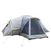 Outvita 8/10 person tent front view with spacious family camping entry