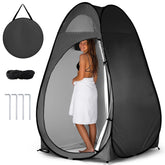 Outvita Pop Up Shower Tent front view showing private changing space