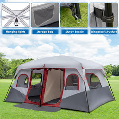 Outvita durable fiberglass poles provide a reliable setup in the wild