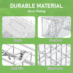 Outvita top zipper access for easy cage handling