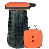 Outward Gear upgraded collapsible stool base shows stability for outdoor seating