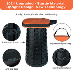 Outward Gear one-piece-structure stool ensures even load distribution for reliable use