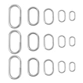 Oval stainless steel split ring 5x8mm – 30pcs