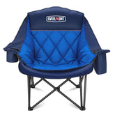 Overmont oversized XL chair set up for roomy outdoor seating.