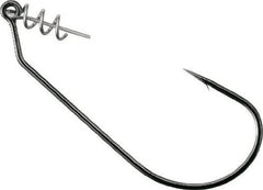 Owner TwistLOCK Light bass hook with Centering-Pin Spring for precise bait rigging.
