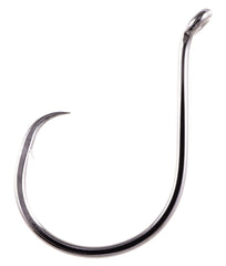 Owner American 5178-191 SSW up-eye circle hook with hangnail point for strong hook-ups.