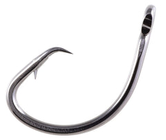 Owner American 5363-131 Mutu Circle Hook 3/0 forged hangnail point with black chrome finish