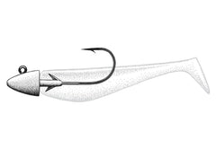 Owner Ultrahead jighead with black chrome finish for improved saltwater durability