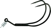 Owner Double Toad Hook balance assembly showing three-piece design for steady casts