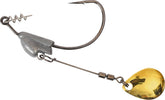 Owner Flashy Swimmer with TwistLOCK weight and willow blade for enhanced swimming action and flash.