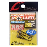 Top view of Owner JH12 Range Roller lure showing head design