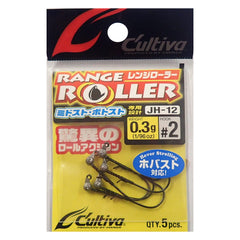 Top view of Owner JH12 Range Roller lure showing head design