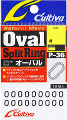 Owner P-36 Oval Split Ring #1 close-up