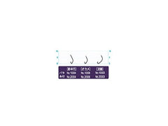 Owner Rose Half Moon Egg Hook shows its rose shape for versatile shrimp fishing.
