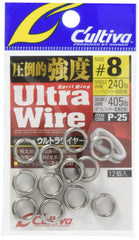 Owner Split Ring P-25 Ultra Wire #8 – 240lb / 405lb, 12 pieces (image 1)