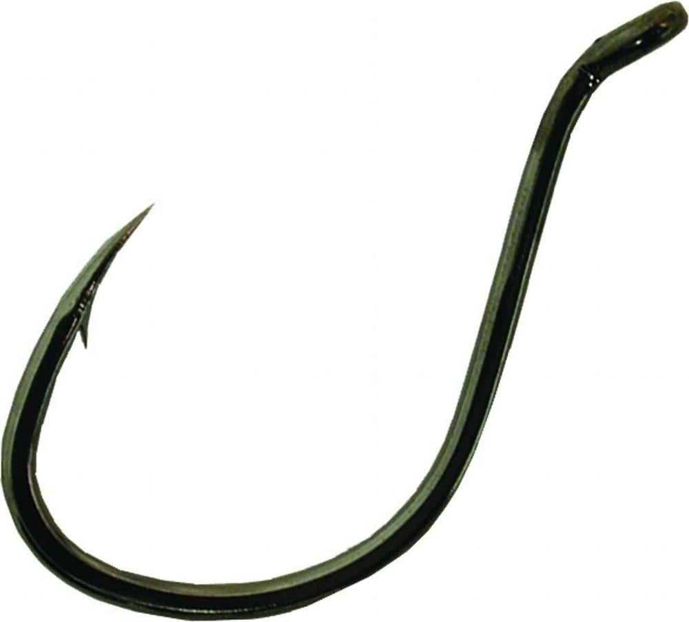Owner SSW Hooks Pro Pack 1/0 hook closeup for quick, clean penetration in saltwater fishing.