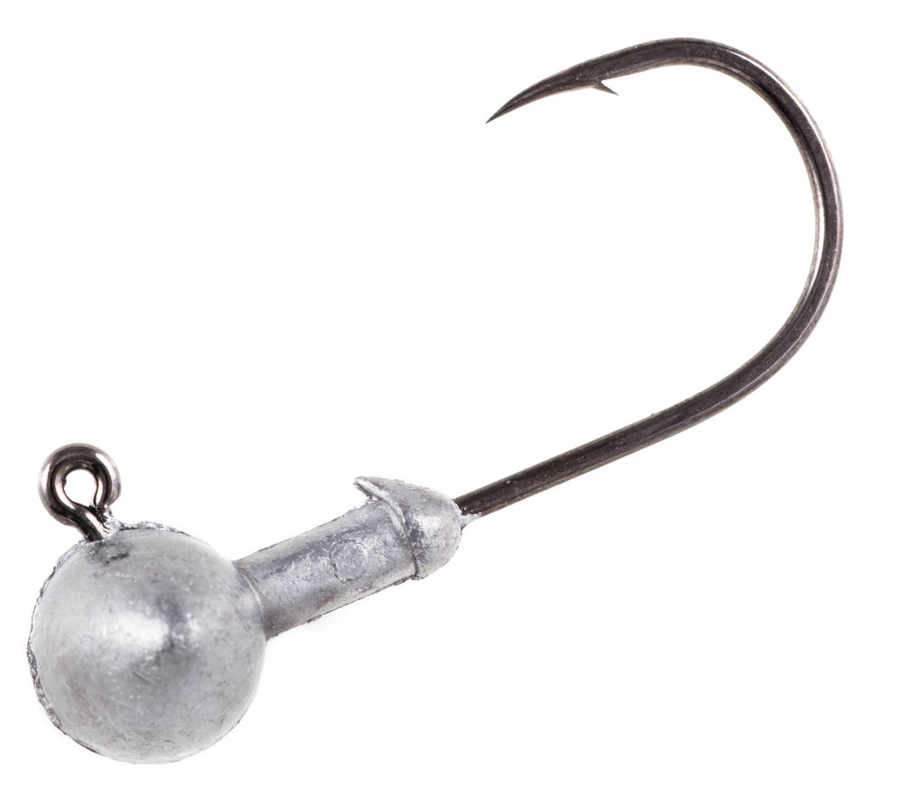 Owner Ultrahead Football jighead, 1/4 oz, enables fast vertical drops over rocky bottoms