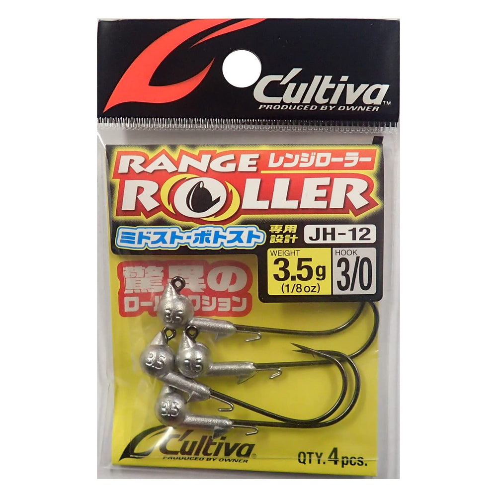 Owner JH12 Range Roller lure - front view, 0.1 oz (3.5 g) #3/0