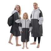 Owntop Swim Parka outer shell provides splash-proof protection for beach and pool days