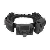OYDL Tactical Belt with modular pouches arranged for outdoor use