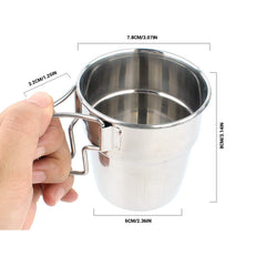 Oyria Doherty foldable handle extended for convenient pouring.