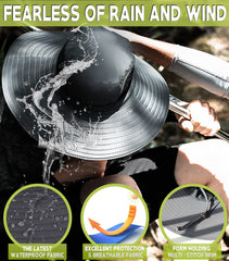 OZ SMART Adjustable hat fits a wide range of head sizes securely