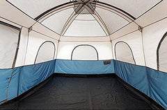 Ozark Trail 10-Person Cabin Tent two-room layout supports family camping comfort