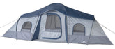 Ozark Trail 20x10 tent front view with ample entry for family camping