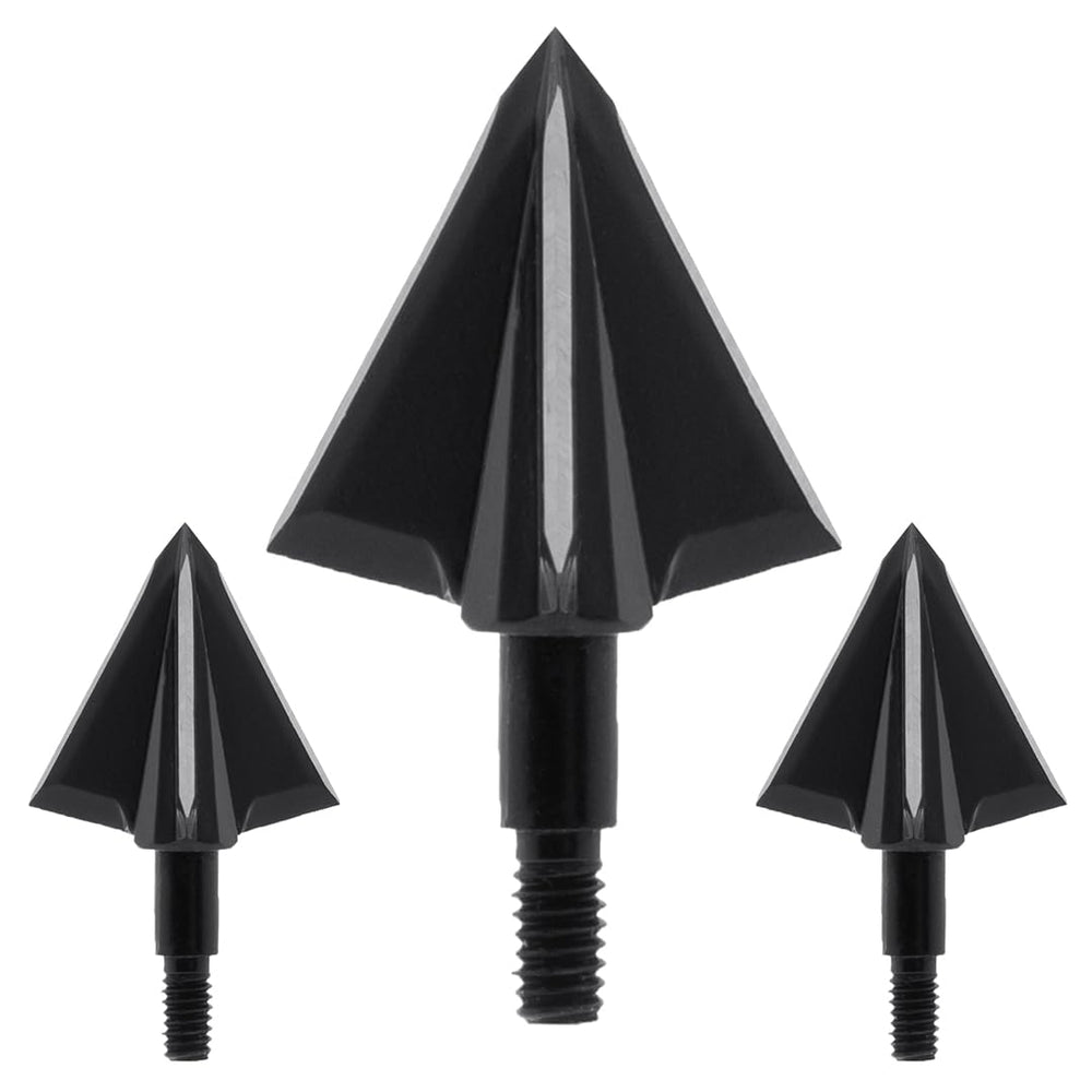 OZCUT Elite 3-Blade 125gr broadhead front view highlights precision profile for clean shots.