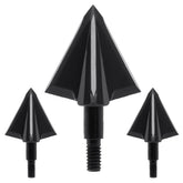 OZCUT Elite 3-Blade 125gr broadhead front view highlights precision profile for clean shots.