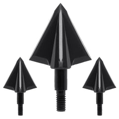 OZCUT Elite 3-Blade 125gr broadhead front view highlights precision profile for clean shots.