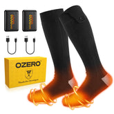 OZERO heated socks with soft interior for all day warmth and plush comfort