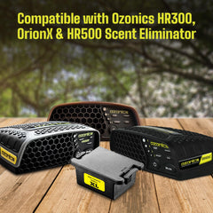 Ozonics SG-BA03XL boost mode image shows up to 8 hours of intensified use