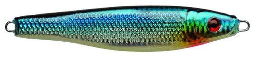 P-Line Hali-Drop Jig chrome with blue glow for deep-water visibility and jigging use