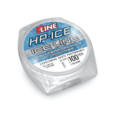 P-Line HP-ICE clear ice line spool showing low memory and strength