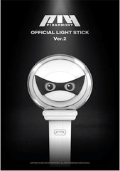 P1HARMONY lightstick ver2 light on displays vivid color for stage moments.